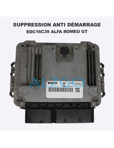 SUPPRESSION ANTI DEMARRAGE EDC16C39...