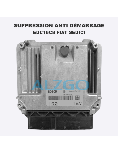 SUPPRESSION ANTI DEMARRAGE EDC16C8...
