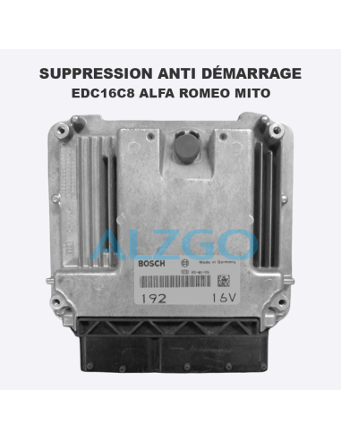 SUPPRESSION ANTI DEMARRAGE EDC16C8...