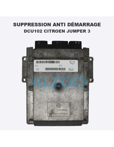 SUPPRESSION ANTI DEMARRAGE DCU102...