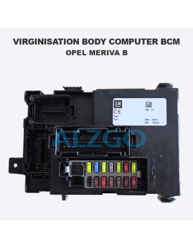 VIRGINISATION BODY COMPUTER BCM OPEL...