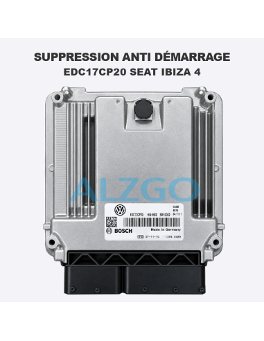 SUPPRESSION ANTI DEMARRAGE EDC17CP20...