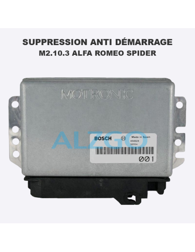 SUPPRESSION ANTI DEMARRAGE M2.10.3...