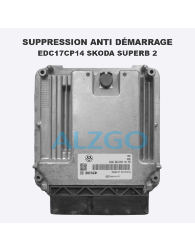SUPPRESSION ANTI DEMARRAGE EDC17CP14...