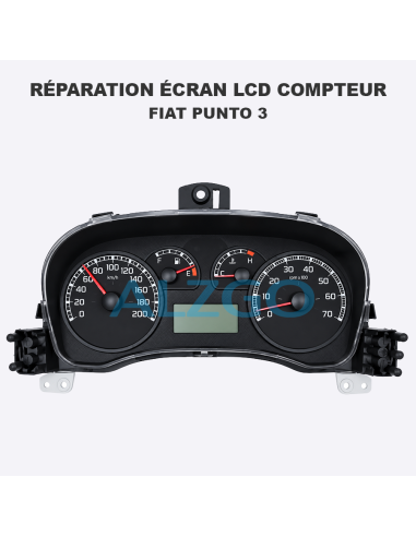 REPARATION ECRAN LCD COMPTEUR FIAT...