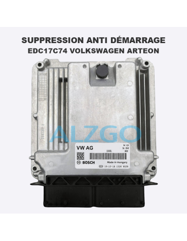 SUPPRESSION ANTI DEMARRAGE EDC17C74...
