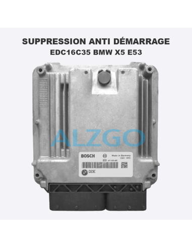SUPPRESSION ANTI DEMARRAGE EDC16C35...