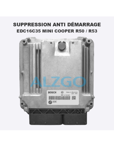 SUPPRESSION ANTI DEMARRAGE EDC16C35...