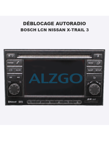 DEBLOCAGE AUTORADIO BOSCH LCN NISSAN...