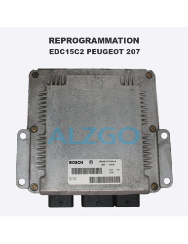 REPROGRAMMATION EDC15C2 PEUGEOT 207